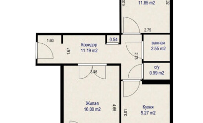 Купить 2-комнатную квартиру, Минск, Руссиянова ул., 46 (Первомайский район). Фото 20