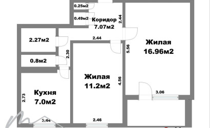 Купить 2-комнатную квартиру, Минск, Никифорова ул., 8(Первомайский район). Фото 20