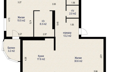 Купить 4-комнатную квартиру, Минск, ул. Кольцова, д. 19А (Советский район). Фото 20