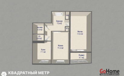 Купить 2-комнатную квартиру, Минск, Партизанский просп., 32/2 (Заводской район). Фото 4