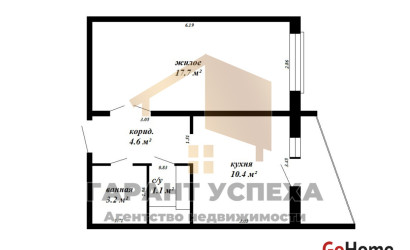 Купить 1-комнатную квартиру, Брест, Петра Ивашутина. Фото 7