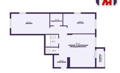 Купить 3-комнатную квартиру, Минск, Нововиленская ул., 63 (Центральный район). Фото 27