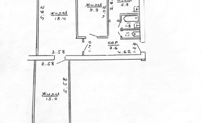 Купить 3-комнатную квартиру, Щучин, Островского, 1. Фото 6
