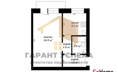 Купить 1-комнатную квартиру, Брест, просп. Машерова, д. . Фото 16