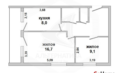Купить 2-комнатную квартиру, Скоки, , . Фото 1
