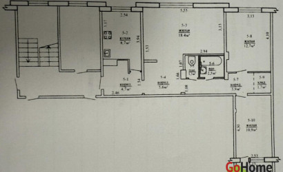 Купить 3-комнатную квартиру, Лида, Гагарина ул., 13/1. Фото 18