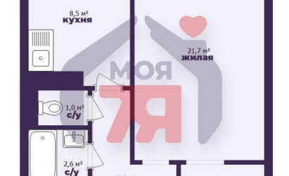 Купить 1-комнатную квартиру, Молодечно, Молодёжная ул., 25. Фото 11