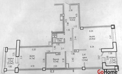 Купить 2-комнатную квартиру, Минск, Независимости пр-т 168 (Первомайский район). Фото 7