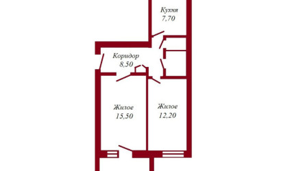 Купить 2-комнатную квартиру, Пинск, Центральная, 4. Фото 11