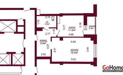 Купить 1-комнатную квартиру, Гродно, Белые Росы, 67. Фото 18