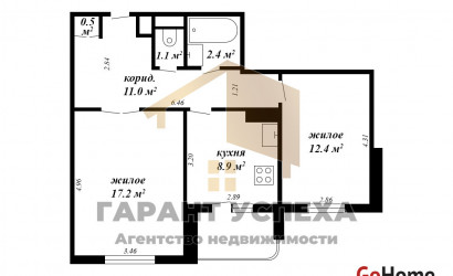 Купить 2-комнатную квартиру, Брест, ул. Луцкая. Фото 14