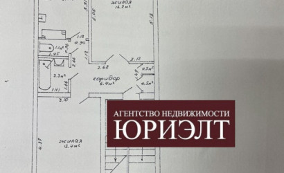 Купить 2-комнатную квартиру, Дятлово, Советская, 20. Фото 1