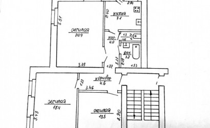 Купить 3-комнатную квартиру, Скидель, Партизанская, 37. Фото 15