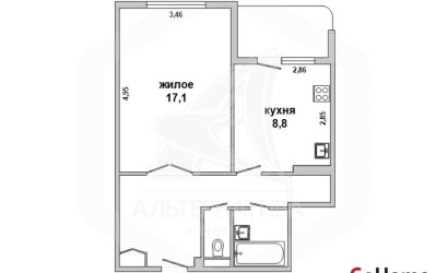 Купить 1-комнатную квартиру, Брест, Речица, ул. Мичурина. Фото 6