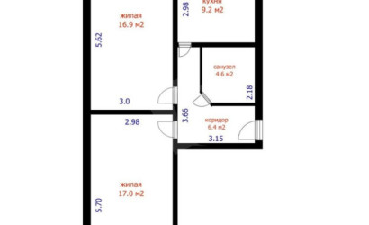 Купить 2-комнатную квартиру, Минск, Богдановича ул., 78 (Советский район). Фото 21