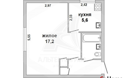 Купить 1-комнатную квартиру, Жабинка, , . Фото 10