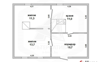 Купить дом, Блювиничи, Чернавчицкий с/с, 25 соток. Фото 3