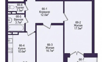 Снять 3-комнатную квартиру, Минск, просп. Дзержинского, д.26 (Московский район). Фото 20