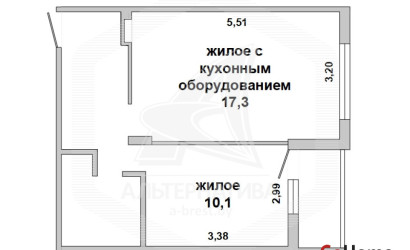 Купить 2-комнатную квартиру, Брест, Ковалево, ул. Октябрьской Революции. Фото 24