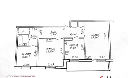 Купить 3-комнатную квартиру, Могилев, Димитрова, 70. Фото 16