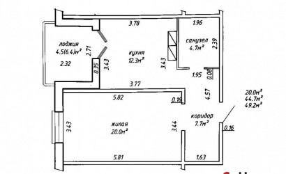 Купить 1-комнатную квартиру, Минск, Беды ул., 44 (Советский район). Фото 36