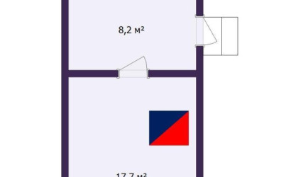 Купить дом в деревне, Садовод, 7.27 соток. Фото 12