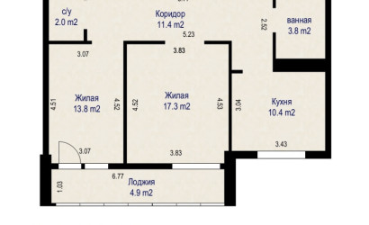 Купить 2-комнатную квартиру, Минск, ул. Ильянская, д. 4 (Центральный район). Фото 19