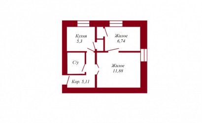 Купить 2-комнатную квартиру, Пинск, Ленина, 2. Фото 10