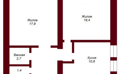 Купить 2-комнатную квартиру, Брест, ул. Пушкинская, д. . Фото 6