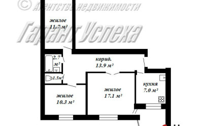 Купить 3-комнатную квартиру, Брест, ул. Сосновая. Фото 15