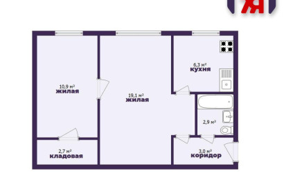 Купить 2-комнатную квартиру, Минск, Ольшевского ул., 31/1 (Фрунзенский район). Фото 16