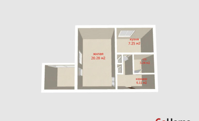 Купить 1-комнатную квартиру, Заславль, Ленина пер., 3. Фото 18