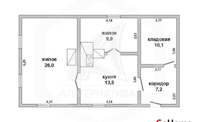 Купить дом, Комаровка, Томашовский с/с, 25 соток. Фото 1