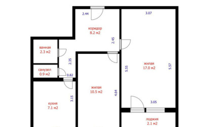 Купить 2-комнатную квартиру, Минск, Глебки ул., 24 (Фрунзенский район). Фото 28