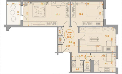 Купить 3-комнатную квартиру, Минск, Слободская ул., 25 (Московский район). Фото 44
