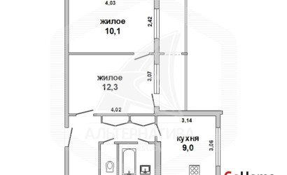 Купить 2-комнатную квартиру, Брест, Восток, ул. Орловская. Фото 6