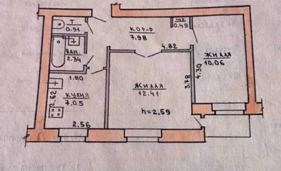 Купить 2-комнатную квартиру, Витебск, Керамзитовая 1-я ул., 34