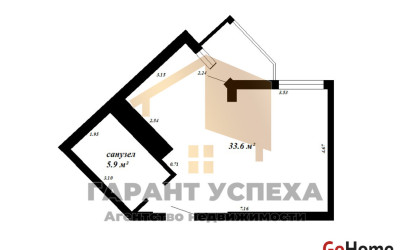 Купить 1-комнатную квартиру, Брест, ул. Гоголя. Фото 20