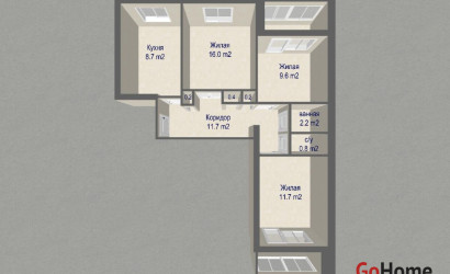 Купить 3-комнатную квартиру, Минск, Воронянского ул., 7(Октябрьский район). Фото 19
