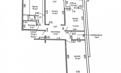 Купить 3-комнатную квартиру, Хатежино, Нижняя ул., 9. Фото 41