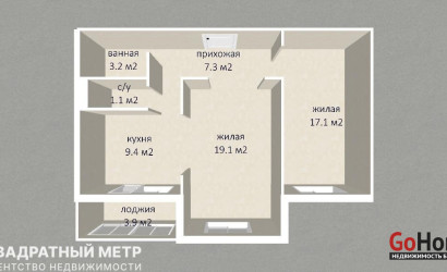 Купить 2-комнатную квартиру, Копище, Авиационная ул., 45. Фото 22