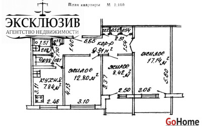 Купить 3-комнатную квартиру, Новополоцк, Калинина ул., 3. Фото 16
