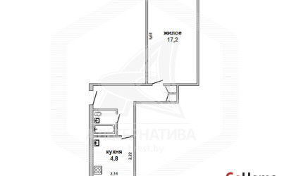 Купить 1-комнатную квартиру, Брест, Гобк, ул. Героев обороны Брестской крепости. Фото 12