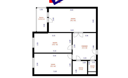 Купить 2-комнатную квартиру, Минск, Победителей просп., 135/а (Центральный район). Фото 50