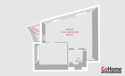 Купить 1-комнатную квартиру, Минск, Брилевская ул., 25 (Октябрьский район). Фото 9