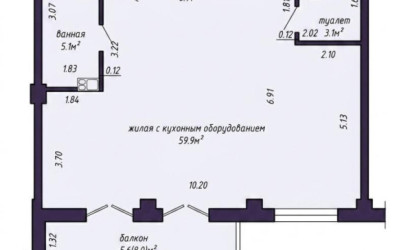 Купить 2-комнатную квартиру, Минск, Грибоедова ул., 1 (Центральный район). Фото 41