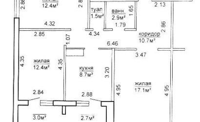 Купить 3-комнатную квартиру, Гродно, Белые Росы, 73. Фото 10