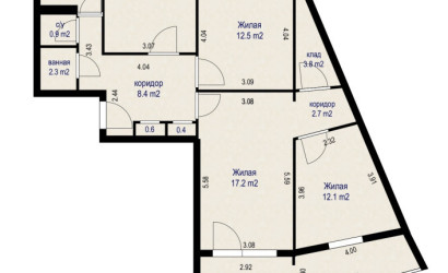 Купить 4-комнатную квартиру, Минск, ул. Белецкого, д. 18 (Московский район). Фото 15
