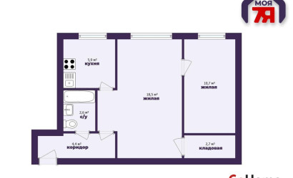 Купить 2-комнатную квартиру, Минск, Богдановича ул., 56 (Советский район). Фото 2