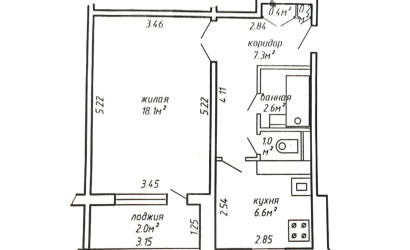 Купить 1-комнатную квартиру, Минск, Громова ул., 46 (Московский район). Фото 5